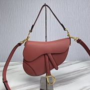 Dior Saddle Bag With Strap Pink Size 25.5 x 20 x 6.5 cm - 1