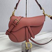 Dior Saddle Bag With Strap Pink Size 25.5 x 20 x 6.5 cm - 6