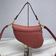 Dior Saddle Bag With Strap Pink Size 25.5 x 20 x 6.5 cm - 2
