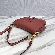 Dior Saddle Bag With Strap Pink Size 25.5 x 20 x 6.5 cm - 4