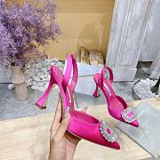 Manolo Blahnlk Pink High Heel 8 cm - 5