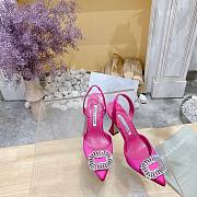 Manolo Blahnlk Pink High Heel 8 cm - 4