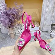 Manolo Blahnlk Pink High Heel 8 cm - 3