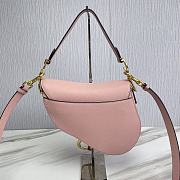 Dior Saddle Bag With Strap Pink 01 Size 25.5 x 20 x 6.5 cm - 5