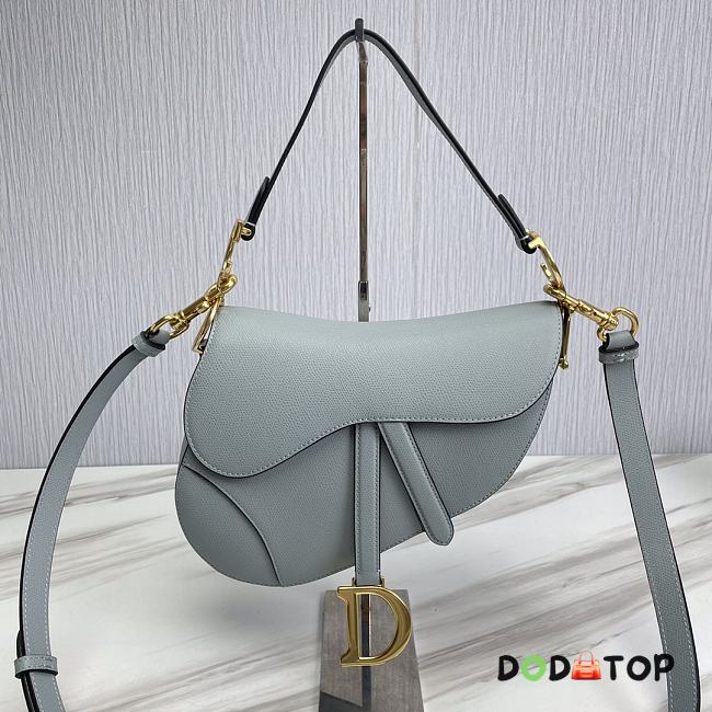 Dior Saddle Bag With Strap Blue Size 25.5 x 20 x 6.5 cm - 1
