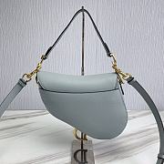 Dior Saddle Bag With Strap Blue Size 25.5 x 20 x 6.5 cm - 4