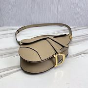 Dior Saddle Bag With Strap Coffee Color Size 25.5 x 20 x 6.5 cm - 6