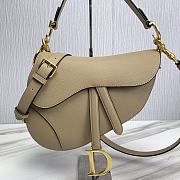 Dior Saddle Bag With Strap Coffee Color Size 25.5 x 20 x 6.5 cm - 5