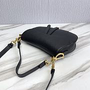 Dior Saddle Bag With Strap Black Size 25.5 x 20 x 6.5 cm - 5