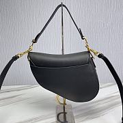 Dior Saddle Bag With Strap Black Size 25.5 x 20 x 6.5 cm - 4