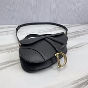 Dior Saddle Bag With Strap Black Size 25.5 x 20 x 6.5 cm - 3