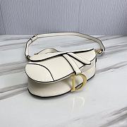 Dior Saddle Bag With Strap White Size 25.5 x 20 x 6.5 cm - 6