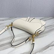 Dior Saddle Bag With Strap White Size 25.5 x 20 x 6.5 cm - 2