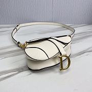 Dior Saddle Bag With Strap White Size 19.5 x 16 x 6.5 cm - 2