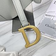 Dior Saddle Bag With Strap Gray Size 25.5 x 20 x 6.5 cm - 6