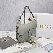 Dior Saddle Bag With Strap Gray Size 25.5 x 20 x 6.5 cm - 4