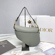 Dior Saddle Bag With Strap Gray Size 25.5 x 20 x 6.5 cm - 3