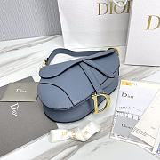 Dior Saddle Bag With Strap Blue 01 Size 25.5 x 20 x 6.5 cm - 2