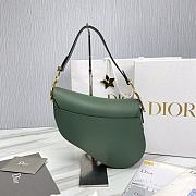 Dior Saddle Bag With Strap Green 01 Size 25.5 x 20 x 6.5 cm - 6