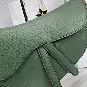 Dior Saddle Bag With Strap Green 01 Size 25.5 x 20 x 6.5 cm - 5