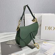 Dior Saddle Bag With Strap Green 01 Size 25.5 x 20 x 6.5 cm - 3