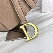 Dior Saddle Bag With Strap Beige Size 25.5 x 20 x 6.5 cm - 6