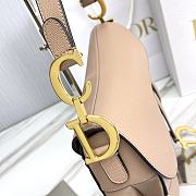 Dior Saddle Bag With Strap Beige Size 25.5 x 20 x 6.5 cm - 5
