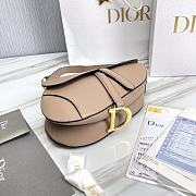 Dior Saddle Bag With Strap Beige Size 25.5 x 20 x 6.5 cm - 4