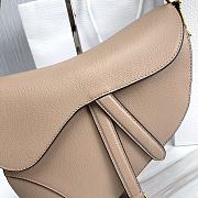 Dior Saddle Bag With Strap Beige Size 25.5 x 20 x 6.5 cm - 2