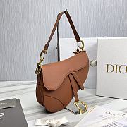 Dior Saddle Bag With Strap Brown Size 25.5 x 20 x 6.5 cm - 3