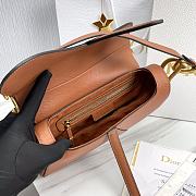 Dior Saddle Bag With Strap Brown Size 25.5 x 20 x 6.5 cm - 4