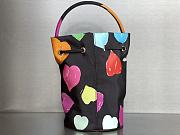 Balenciaga Love Graffiti Medium Bucket Bag Size 24 x 15 cm - 6
