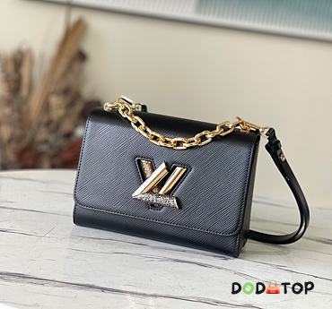 Louis Vuitton Twist Medium Handbag Black Size 23 x 17 x 9.5 cm - 1