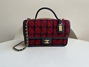 Chanel Small Retro Bag Red Size 25 x 21.5 x 7 cm - 6