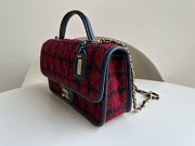 Chanel Small Retro Bag Red Size 25 x 21.5 x 7 cm - 5