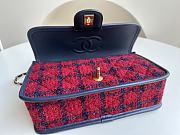 Chanel Small Retro Bag Red Size 25 x 21.5 x 7 cm - 4
