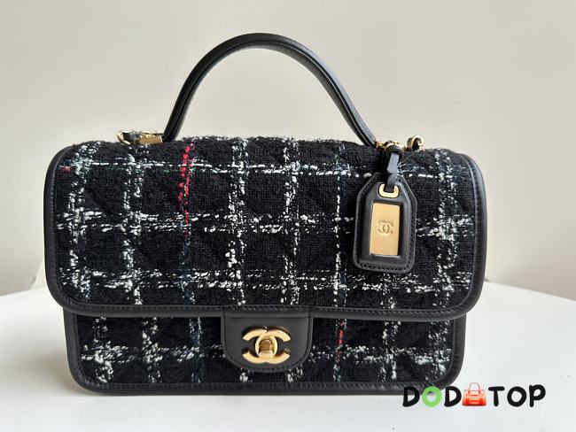 Chanel Small Retro Bag Black Size 25 x 21.5 x 7 cm - 1
