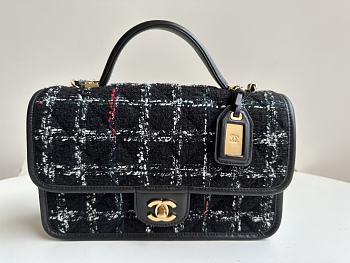 Chanel Small Retro Bag Black Size 25 x 21.5 x 7 cm