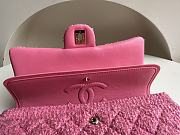 Chanel Woolen CF Pink Size 25.5 x 15.5 x 6.5 cm - 3