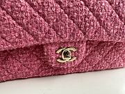 Chanel Woolen CF Pink Size 25.5 x 15.5 x 6.5 cm - 5