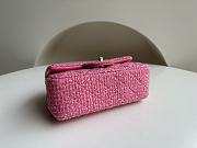 Chanel Woolen CF Pink Size 20 x 12 x 6 cm  - 6