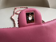 Chanel Woolen CF Pink Size 20 x 12 x 6 cm  - 4