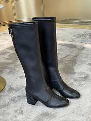 Chanel Sheepskin Boots Black - 5