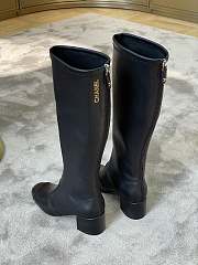 Chanel Sheepskin Boots Black - 3