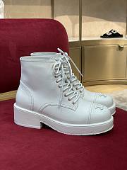 Chanel Short Boots White - 1