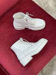 Chanel Short Boots White - 6