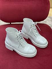Chanel Short Boots White - 2