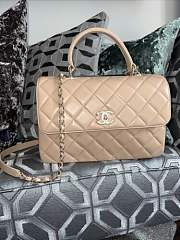 Chanel Classic Flap Trendy CC Bag Medium Beige Size 29 cm - 1