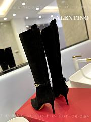 Valentino High Boots Black - 5