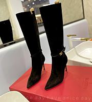 Valentino High Boots Black - 1